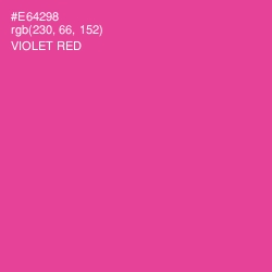 #E64298 - Violet Red Color Image